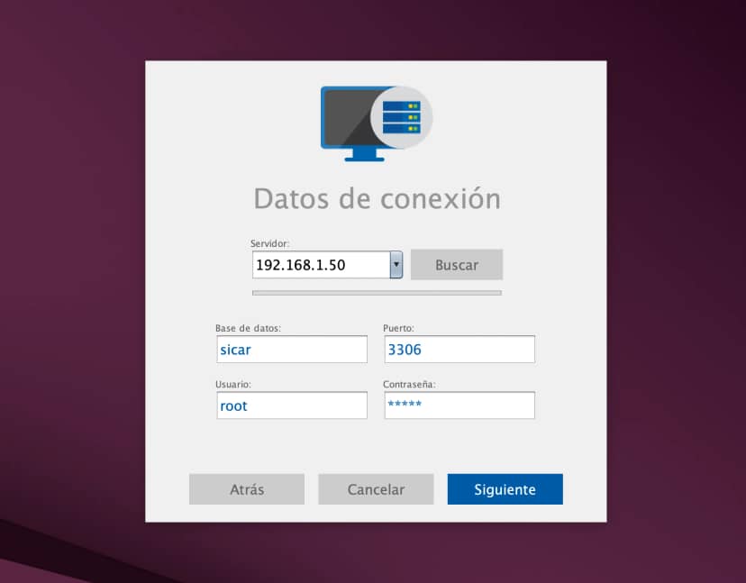Preview of SICAR Installer (Linux)