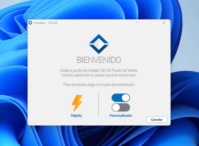 Preview of SICAR Installer (Windows)