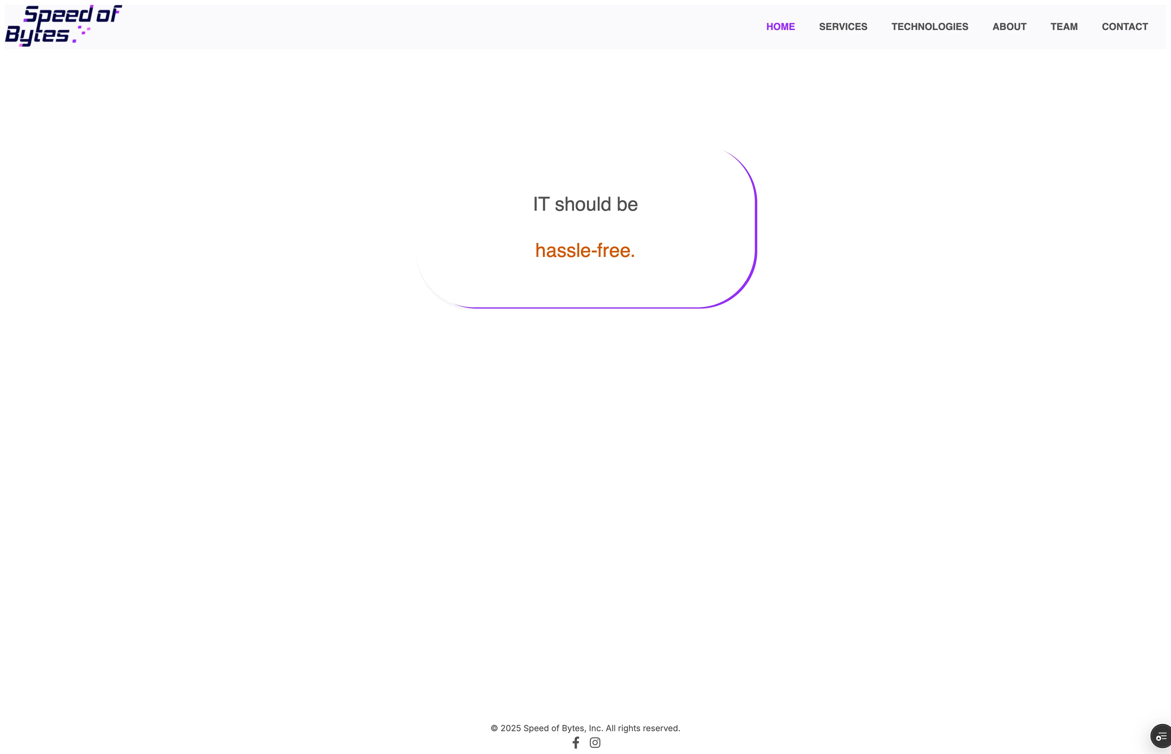 Preview of Speed of Bytes website