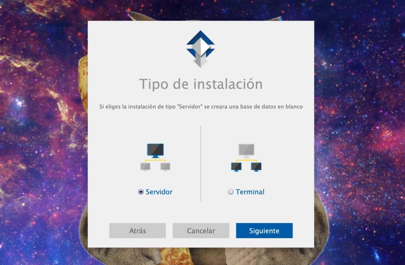 Preview of SICAR Installer (MacOs)